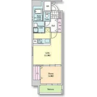 ユニファイ新瑞橋【5B号室】の間取り