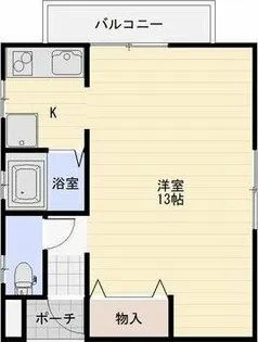 サン・タナカ滝ノ水【2階】の間取り
