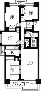 シンフォニアみなみが丘 C棟【6階】の間取り