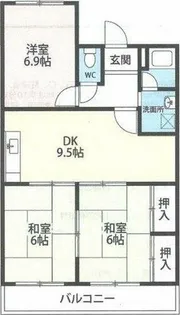 第1原田ビル【202号室】の間取り