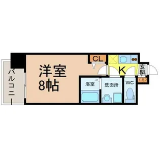 1Kの間取り画像