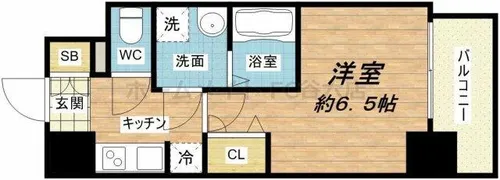 ルーエ本町【11階】の間取り