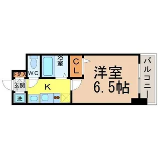 プレサンス名古屋STATIONアブソリュート【9階】の間取り