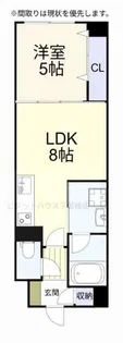 ファミーユ中園Ⅱ【402号室】の間取り
