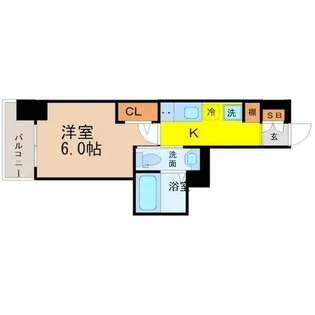 エステムコート名古屋千種グレイス【15階】の間取り