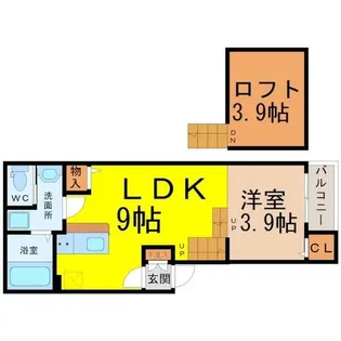 Philosophy(フィロソフィー)【1階】の間取り