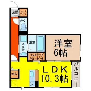 エポラール東別院【1階】の間取り