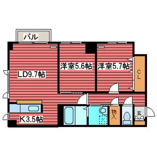 プロスパー110【3階】の間取り