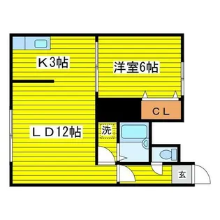 瑞日苑【2階】の間取り