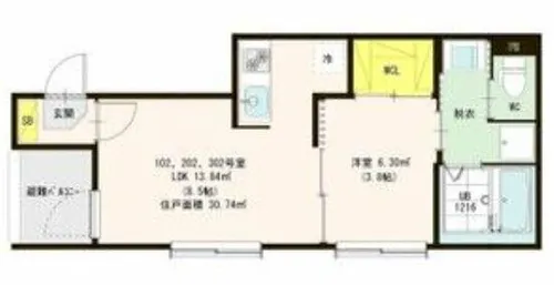 ステラⅡ【3階】の間取り