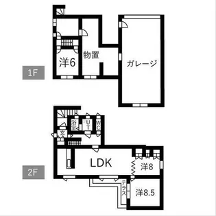 北34条西7丁目貸家【1号室】の間取り
