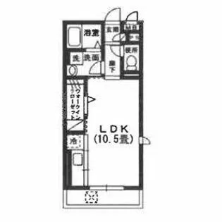 WISTERIA PLACE(ウィステリアプレイス)【101号室】の間取り
