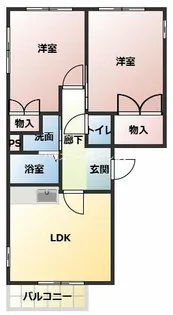 グローリー桂【3階】の間取り