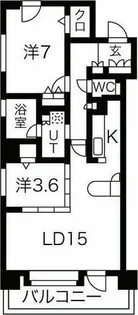ラ・クラッセ札幌ステーションスクエア【4階】の間取り