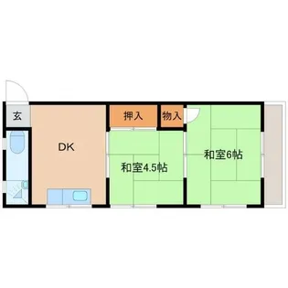 喜楽マンション【2階】の間取り