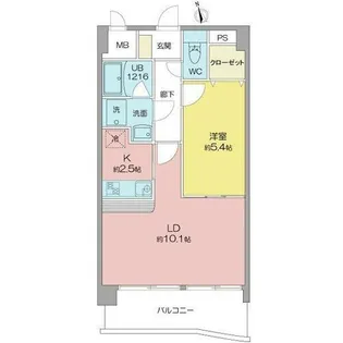 リンデンバウムJ3【602号室】の間取り