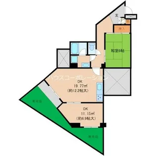 兵庫県尼崎市塚口町2丁目【マンション】の間取り