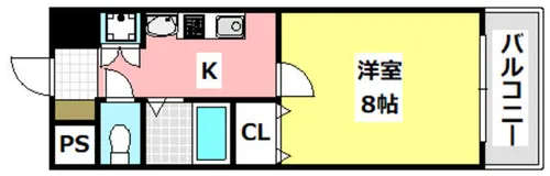 サウザンドマイルズアーク【402号室】の間取り