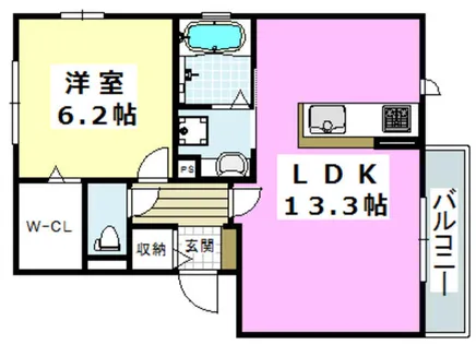 パークコート楓【3階】の間取り