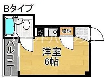 1Rの間取り画像