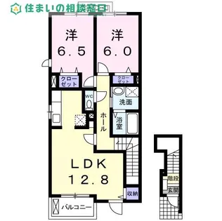 愛知県西尾市寺津3丁目【アパート】の間取り