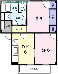 愛知県西尾市国森町郷蔵南【アパート】の間取り