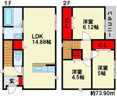 福岡県北九州市八幡西区永犬丸4丁目【一戸建】の間取り