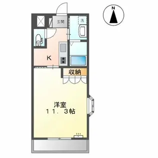 アイリスⅥ【2階】の間取り