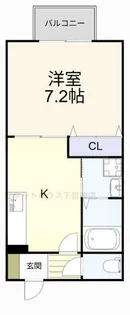 プランドールミニヨン B棟【203号室】の間取り