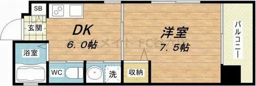 メルシアターリゾート【10階】の間取り