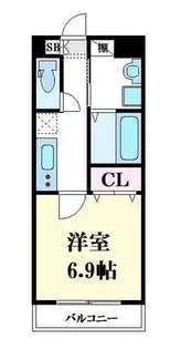 MISTRAL千代田町【1階】の間取り
