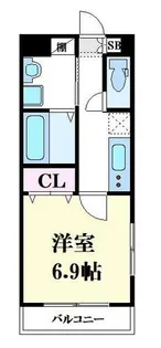 MISTRAL千代田町【1階】の間取り