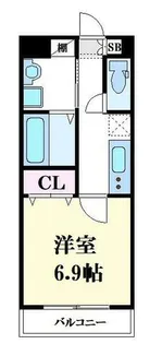 MISTRAL千代田町【5階】の間取り