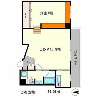 かぐら坂荘【3階】の間取り