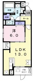 アンジェアルカンシエル【1階】の間取り