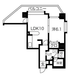 ガーデンハウス ラ・モード北大前【2階】の間取り