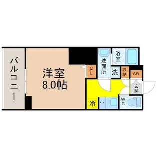 S-RESIDENCE大曽根駅前【5階】の間取り