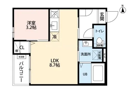 CRASTINE大杉【2階】の間取り