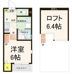 ハーモニーテラス上名古屋II【2階】の間取り