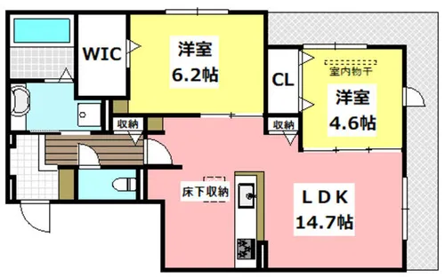 D-residence桜通り【1階】の間取り