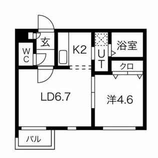 besser【403号室】の間取り