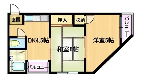 パークサイド内代【3階】の間取り