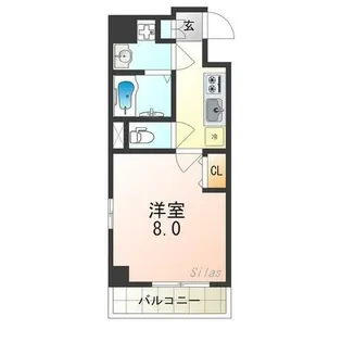 アドバンス京都デタンデュ【2階】の間取り