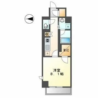 パークアクシス名駅南グランデ【9階】の間取り