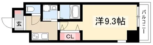 KDXレジデンス今池(旧ISM今池)【0305号室】の間取り