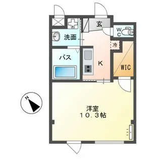 SIMA笹丘(シマササオカ)【3階】の間取り