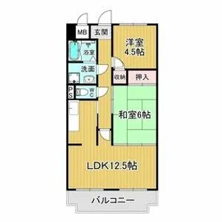 リアライズ南陽【606号室】の間取り