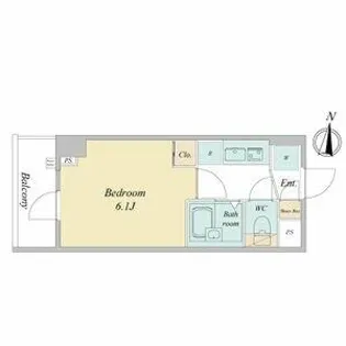 RIDGE堀田【5階】の間取り