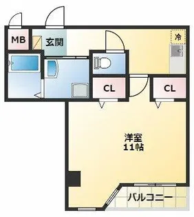 アウローラ【4階】の間取り