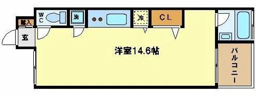 匠空KYOMACHIBORI【2階】の間取り